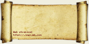 Elma Hrnjaković vizit kartica